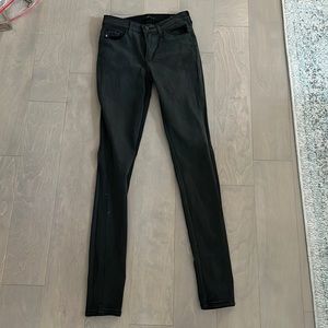 Never worn Kancan skinny jeans washed black size 24. Has lots of stretch